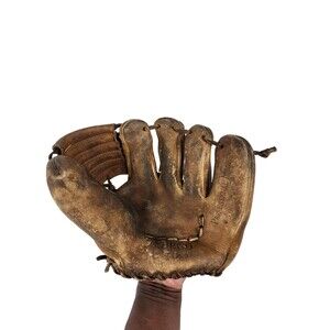 VTG 50s 60s LHC Beco Brand Leather Baseball Glove #1500 - RHT - Made in Japan